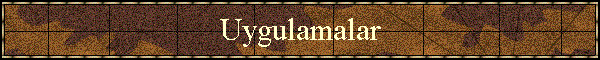 Uygulamalar